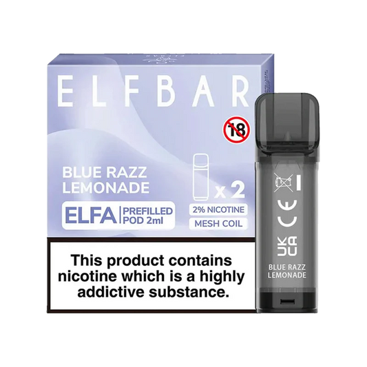 Elfa Prefilled Pod Elf Bar Blue Razz Lemonade