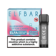 Elfa Prefilled Pod Elf Bar Blueberry Cotton Candy