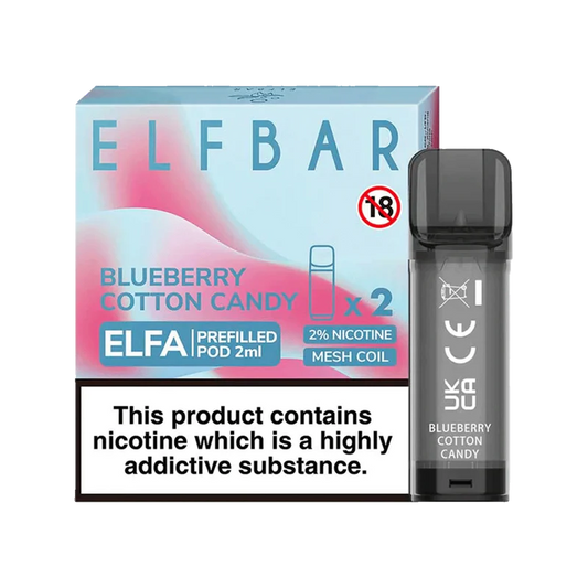 Elfa Prefilled Pod - Blueberry Cotton Candy